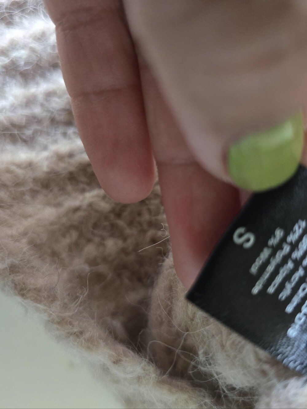 Jenni Kayne Alpaca Wool Blend Cocoon Taupe Oversized Cardigan S - Picture 5 of 13